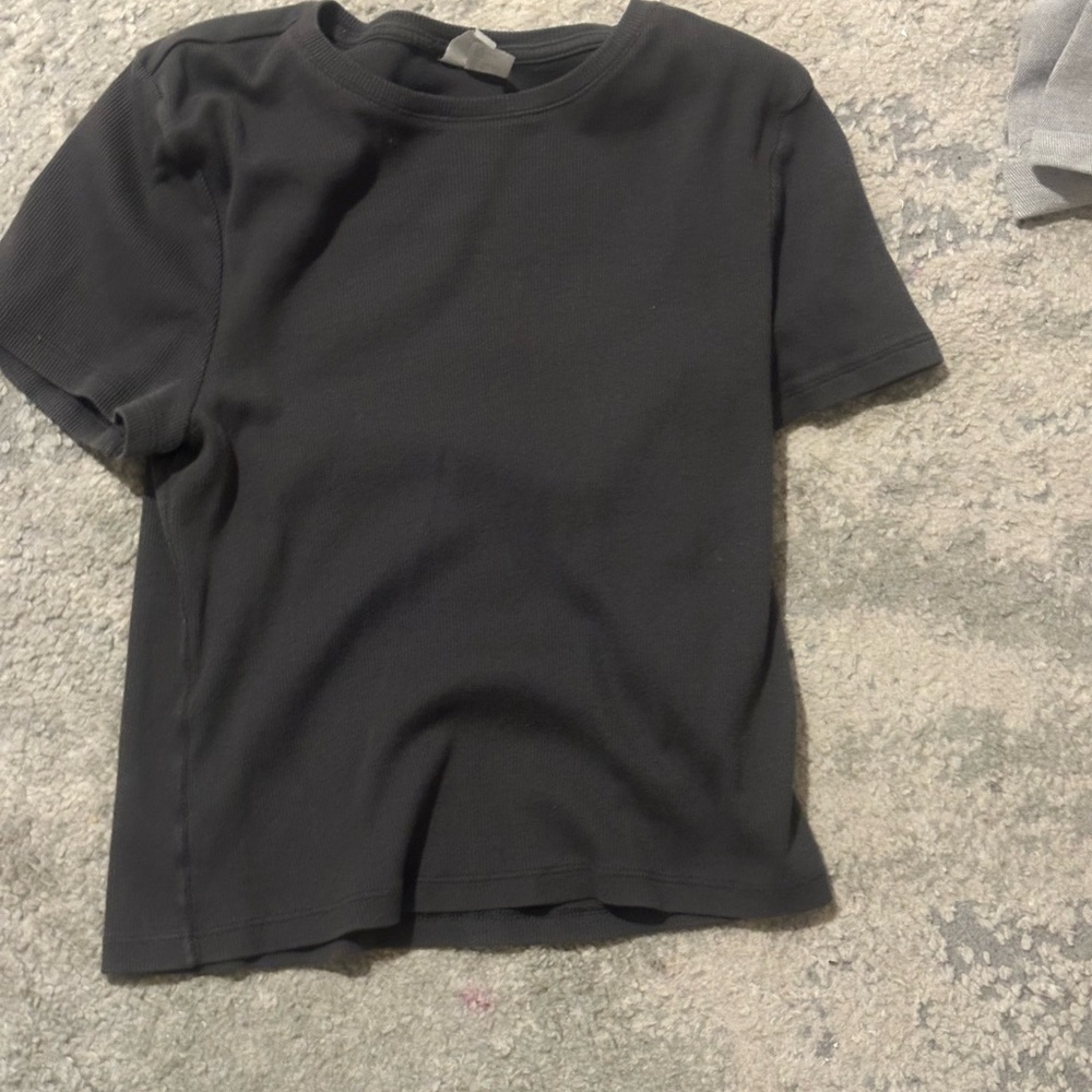 Divided Black Short Sleeve Kids Tee